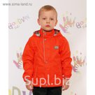 Куртка для мальчика "СЕВА", рост 86 см (48), цвет оранжевый В10017-05_М