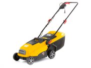 Газонокосилка электрическая GC-1100, 1100 Вт, ширина 32 см, 3 уровня, пластиковый травосборник, 30 л DENZEL