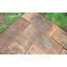 Плитка садовая/облицовочная "Корабельная доска" цветная (500х200х40мм)