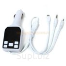 FM модулятор (FM-KS608) слоты TF Micro SD/USB, з/у Micro/6101/AUX (M), пульт