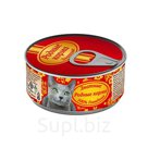 Влажный корм Родные корма для кошек говядина 100 г