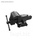 Тиски стальные Forsage F-6540204A, поворотные с наковальней,  4" - 100 мм