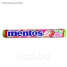 Жевательная конфета Mentos, три клубники, 37 г (микс)