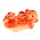 Набор для игры в ванне Обезьяна с обезьянками мыльница игрушки 2 шт