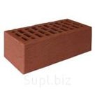 Кирпич керамический утолщенный лицевой терракотовый, 250х120х88 мм (Руст)