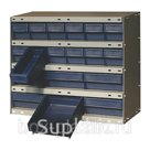 Крупногабаритный контейнер Uni-Pak 1208 (1200x800x1200мм) с откидным клапаном