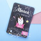 Значок брошь Маша кошка