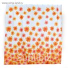 Штора для ванной комнаты тканевая 180x180 см Ojas, кольца в комплекте