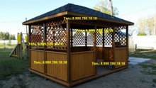 Беседки. открытые\застекленные. Беседка садовая из дерева