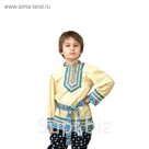 Народный костюм "Рубашка вышиванка", мальчик, р-р 28, рост 110 см