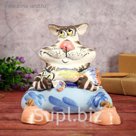 Копилка "Котик с мышкой"