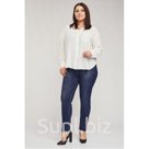 Джинсы женские зауженные MZ005CA-045 DARK BLUE размеры 28-33