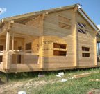 Дом из профилированного бруса 14,6 м х 12,15 м