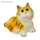 Копилка "Кот Гоша" глянец, жёлтая