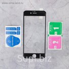Защитное стекло Luazon iPhone 6,6s, чёрное
