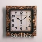 Часы настенные Зара 25х25 см микс бронза