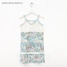 Сорочка для девочек, набивка мята, 98-104 см (28)