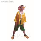 Карнавальный костюм "Буратино", текстиль, р.26, рост 104 см