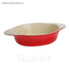 Форма для выпечки 1,8 л "Сердце", цвет красный