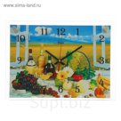 Часы настенные прямоугольные "Натюрморт", 25х35 см микс