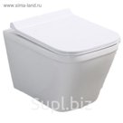 Чаша унитаза BelBagno DORY BB514CHR, подвесной