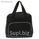 Сумка дорожная на молнии, 1 отдел, наружный карман, цвет чёрный