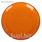 Тарелка 16 см, цвет оранжевый