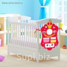 Карман плюшевый на детскую кроватку «Принцесса», 60х45 см