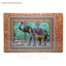 Доска стеклянная 20х30 см "Слон маракеш"