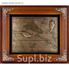 Деревянная ключница настенная «Рыбы»