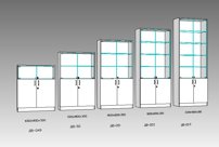Витрины со стеклом в ассортименте есть все размеры.