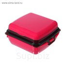 Ланч-бокс 0,35 л, цвет МИКС