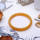 Браслет-кольцо, d=6мм "Агат" под яшму песочную