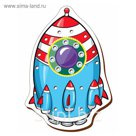 Шнуровка цветная "Ракета"  (головоломка)