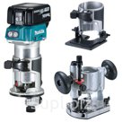Фрезер кромочный аккумуляторный MAKITA DRT50ZJX2  10000-30000 об/мин, цанга-8 мм