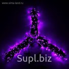 Гирлянда "Спайдер" уличная УМС, компл. 3х20 м, Н.Т., LED-600-24В, с трансформатором, мерцание, фиолетовый