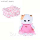 Мягкая игрушка "Кошечка Ли-Ли BABY" в розовом платье, 20 см