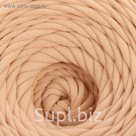 Пряжа трикотажная широкая KNITKA 100м/300гр , ширина 7-9 мм (капучино)