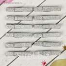 Прищепки "Блеск", серебро , набор 12 шт