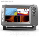 Эхолот-картплоттер HOOK2-7 TRIPLESHOT US COASTAL/ROW