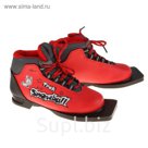 Ботинки лыжные TREK Snowball ИК, размер 33, цвет: красный