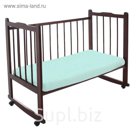 Трикотажная простыня на резинке ФЕЯ ментол 60*120*10 см,хл.100% 120 гр/м