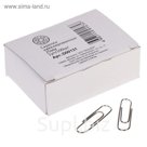 Скрепки канцелярские 25 мм никель 100 штук Dolce Costo 131 100шт