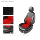 Авточехлы SUBARU Forester 4, с 2013 г., черно-красный