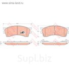 Колодки тормозные дисковые TRW GDB3209