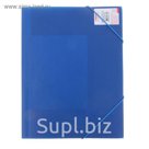 Папка на резинке А4 Proff. Standard непрозрачная синяя 0,45мм