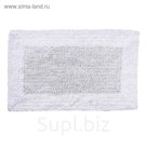 Коврик 61х101 Bamboo White, цвет белый