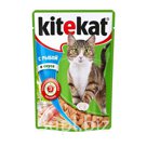 Влажный корм KiteKat для кошек рыба в соусе пауч 85 г