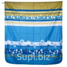 Штора для ванной комнаты "Белая бабочка" 180х180 см