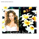 Фоторамка "Лилии на чёрном" для фото 10х15 см